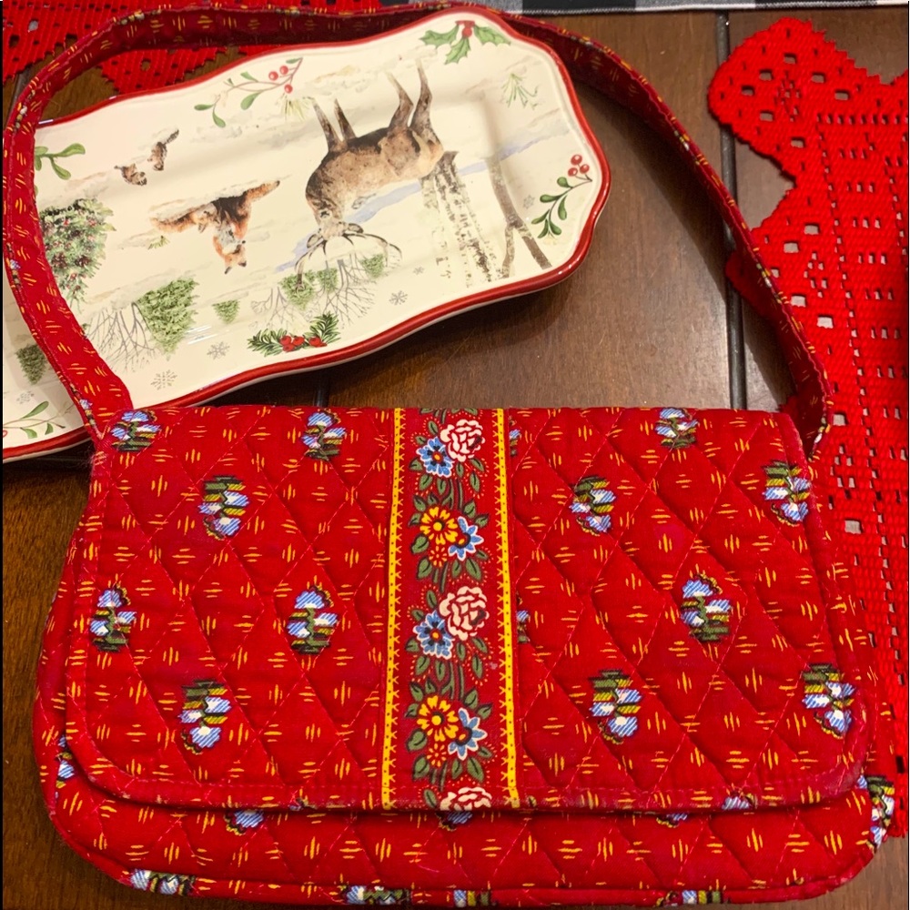 Vera Bradley Provincial Red purse